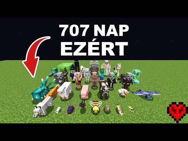 Megszereztem Az Összes Mobot Az Egyik Legnehezebb Minecraft Kihívásban - Hardcore-ban