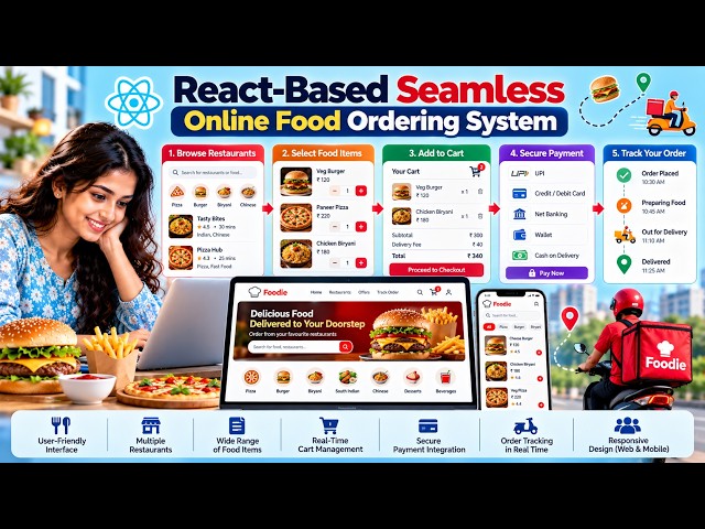 React-Based Seamless Online Food Ordering System