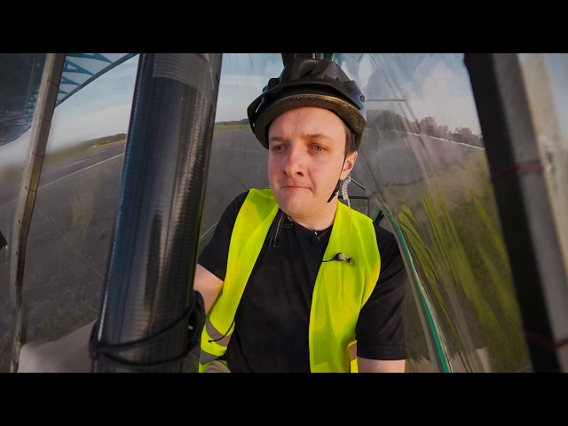 I flew a bike.