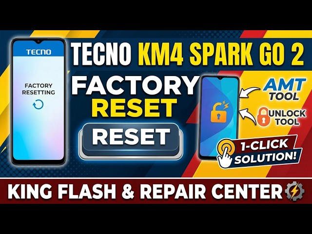How to Factory Reset TECO KM4 Spark Go 2 via AMT Tool | 1-Click Solution (2026)