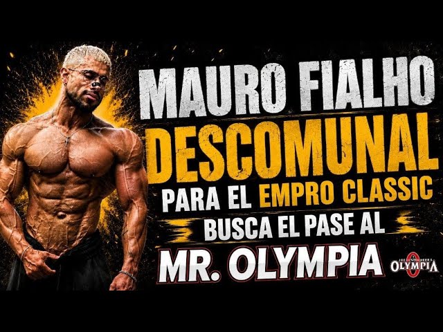 MAURO FIALHO is on another level! Ready for the Olympia? Empro Classic 2026