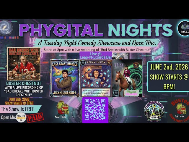 🎤 Phygital Nights: Ostroff, Trinoskey & McCoy + Open Mic Battle! 🍻🔥