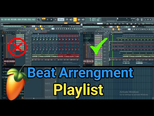 How to make beat arrangement & playlist #flstudiohubtips #flstudio