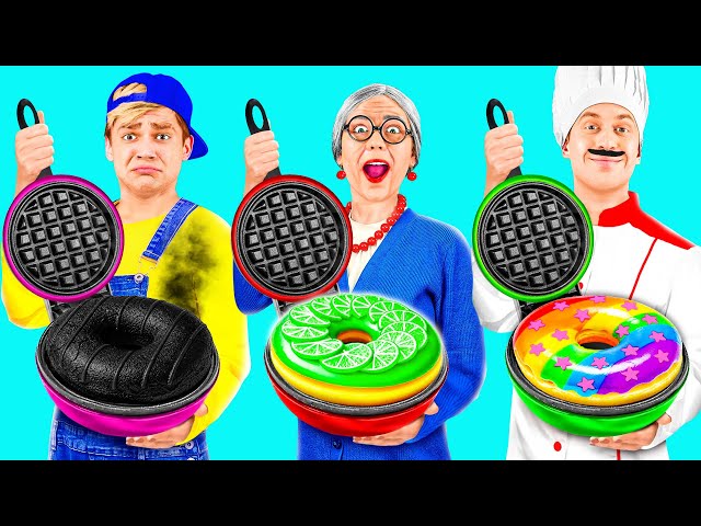 Me vs Grandma Cooking Challenge | Simple Kitchen Tricks by PaRaRa Challenge