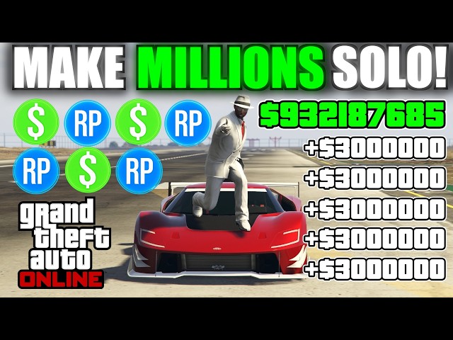 BEST SOLO Money Methods to Make MILLIONS in GTA Online NOW!