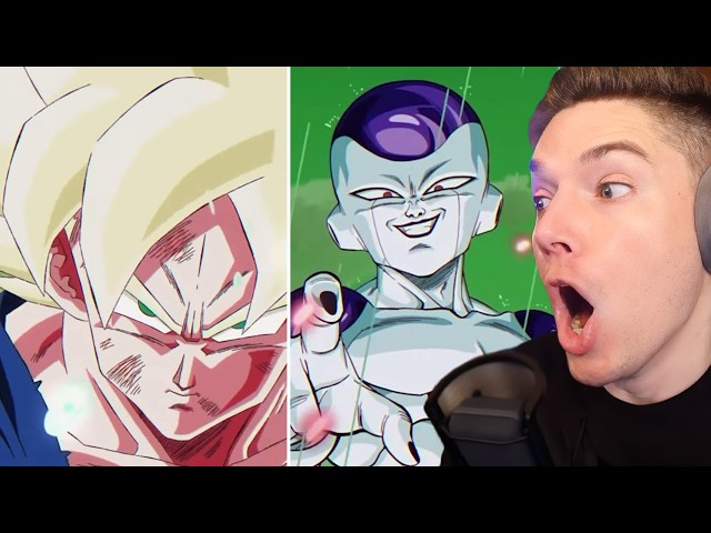 ¡Mejor que el anime! Reacción a los nuevos ataques súper de SSJ Goku y Frieza en Dragon Ball Z Do...