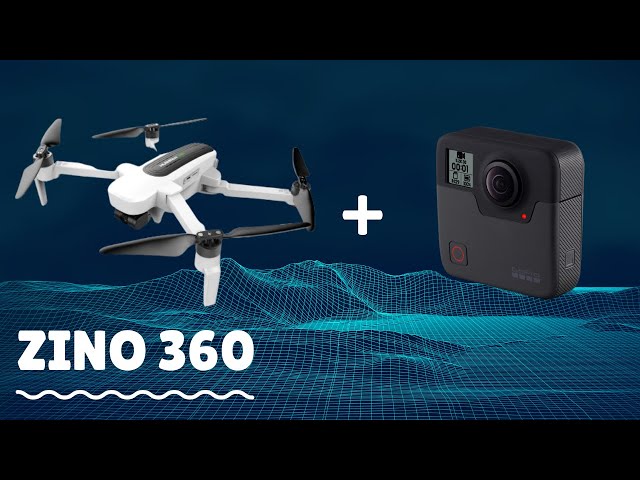 360 drone video made with GoPro Fusion and a Zino  - Zino is one of the best beginner drones 2021
