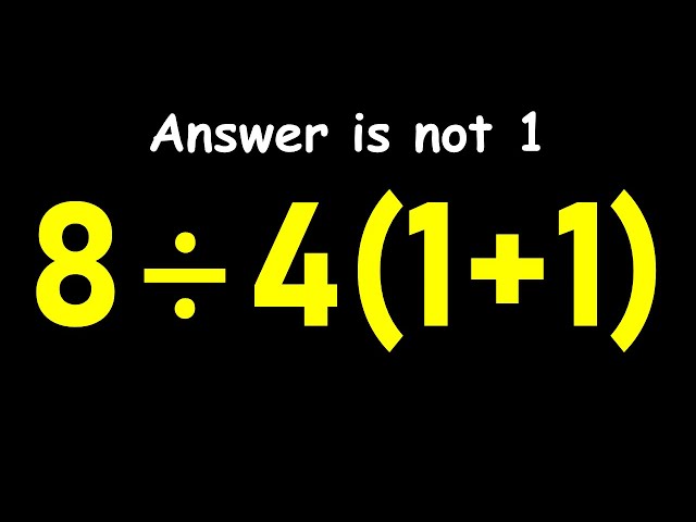 Try Solving This Tricky Math Expression!
