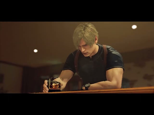 RE4R Leon sings english baka mitai