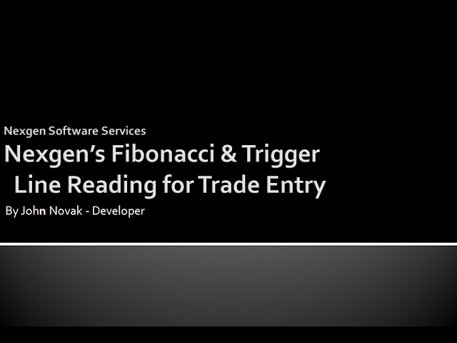 Day Trading Software: Fibonacci and Trigger Line Reading Tutorial