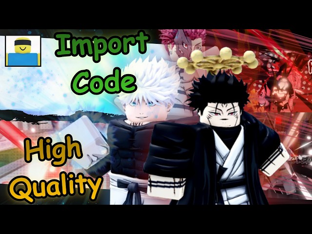 The BEST High Quality GOJO and SUKUNA moveset with code you will EVER SEEN in JJS [ import code ]