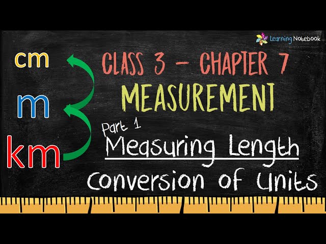 Class 3 Maths Measuring Length (Chapter 7 Measurement)