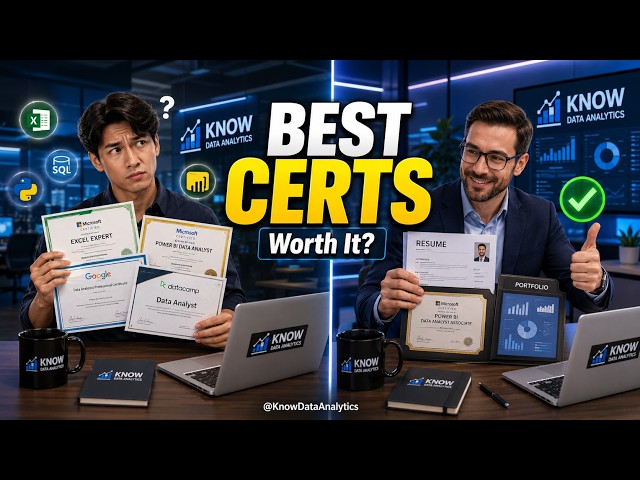 Top Data Analytics Certifications in 2026 (Which Ones Actually Matter?)