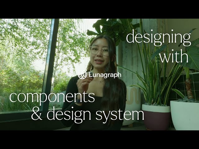 Designing with your code's components & design system on the canvas  (Lunagraph Tutorial 03)