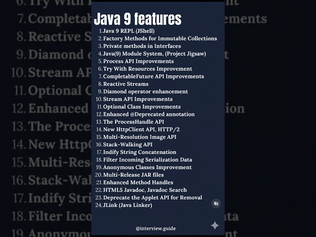 Java 9 changed everything! 🤯 Explore #java #javafreshers #manifestation #javainterview