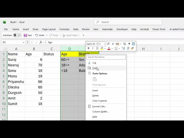 if formula with different conditions#coding #programming #exceltutorial
