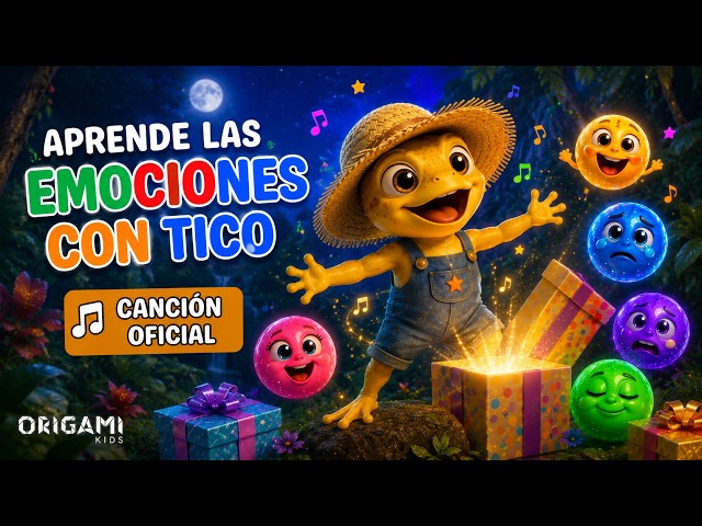 Learn about emotions with Tico the Coquí | Puerto Rican Children's Songs