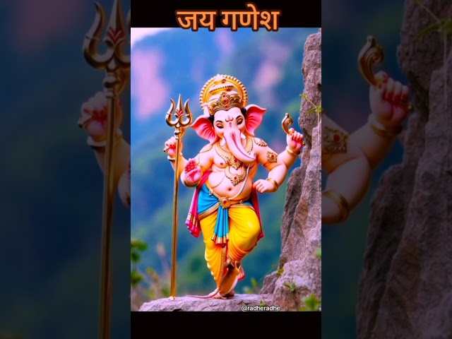 Ganpati Ka Seva Mangal Mewa💮🌼 #jayganesh #jayshreeram #shortsvideo #shorts