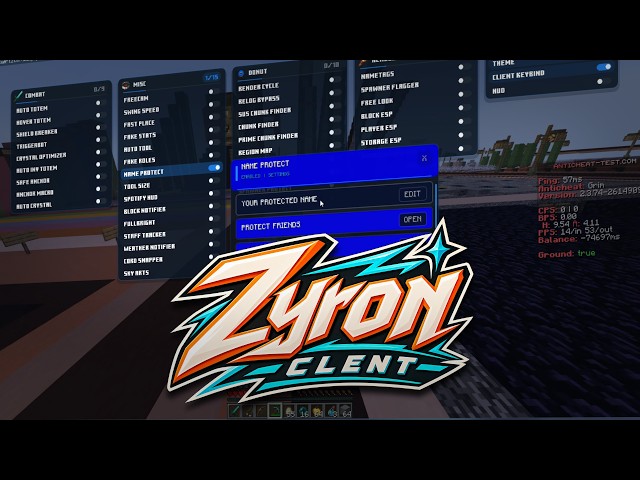 1.21.11 Hack Client FREE - Minecraft Java 1.21.11 - (Zyron Client) 2026 - Best Hack Client