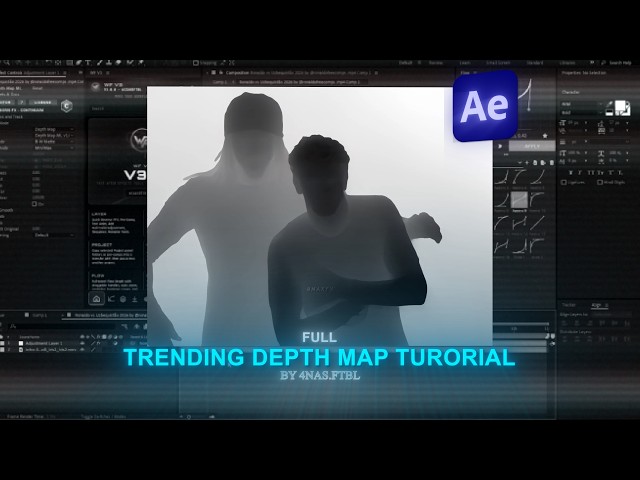 Depth Map tutorial on after effects