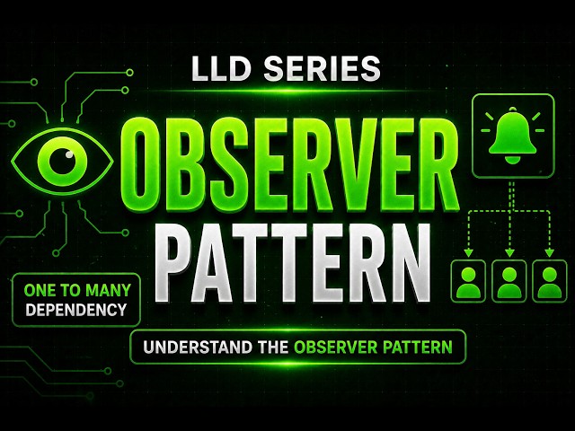 Observer Design Pattern in Java | Low Level Design