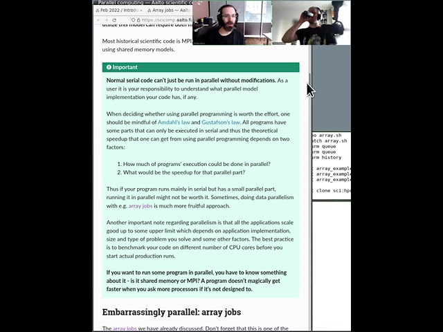 3.2 Parallel computing - Getting started with scientific computing/HPC (winter 2022)