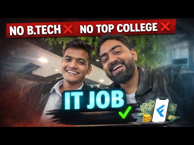 No BTech, No Top College, Still Cracked an IT Job | 2024 BCA Graduate Real Story