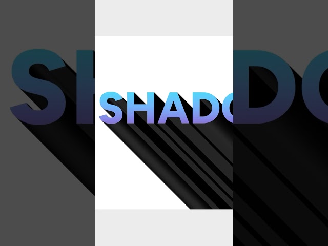 PowerPoint TIPS - Long SHADOW effect #powerpoint #tutorial #microsoft