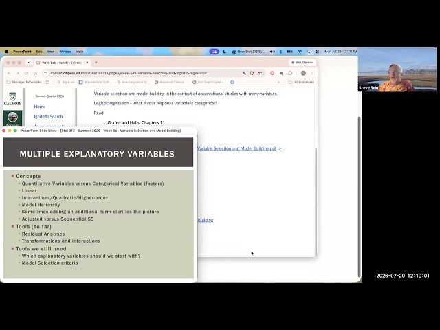 Stat 313 Summer 2026 07 20 - Variable Selection - GMT20260720 190929 Recording 1790x956