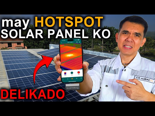 SUNOG sa SOLAR Setup IWASAN. VANTRUE TS2 Thermal Camera for Smartphone