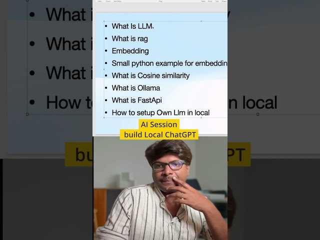 How to build chatgpt in local using #fastapi  #python #ollama  #javascript