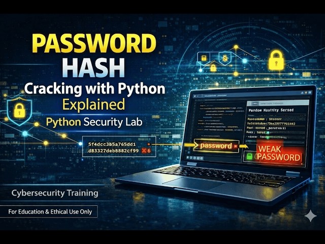 Cracking Password Hash with Python | Cybersecurity Training Lab