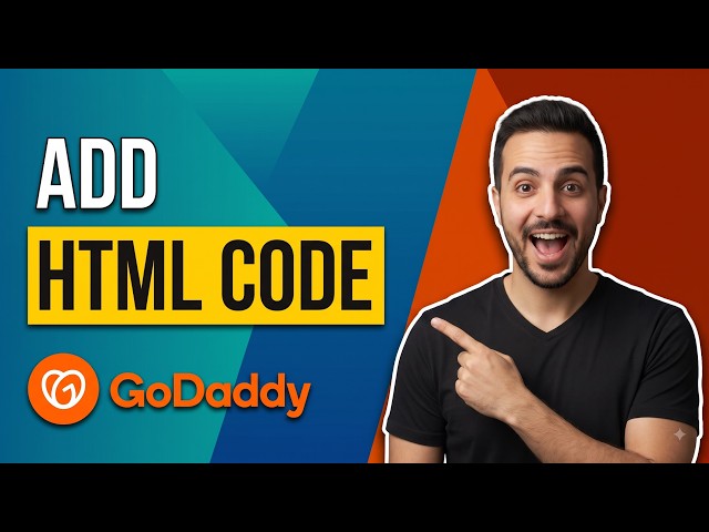How To Add HTML Code In GoDaddy Website Builder (Easy Guide)