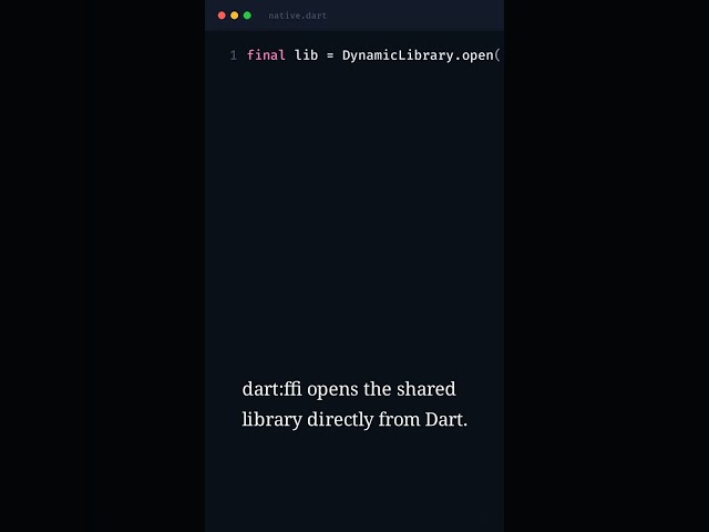 Flutter Can Call C Code Directly
