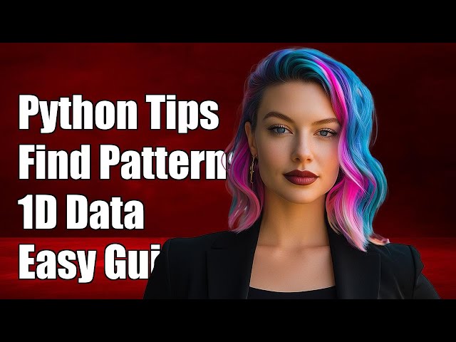 Python: Identifying undulating patterns in 1d distribution