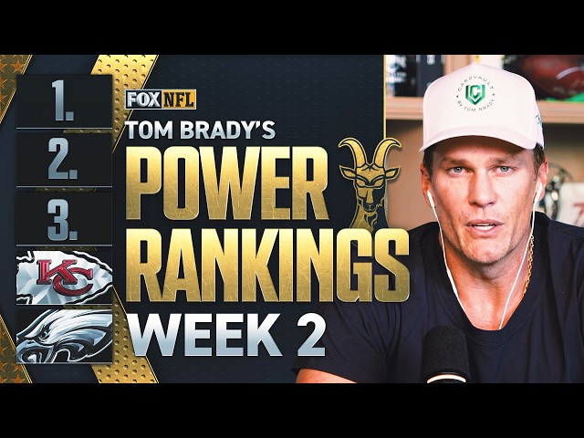 Tom Brady's Week 2 NFL Power Rankings 🚨