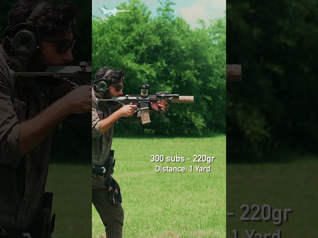 5.56 vs 300 BlackOut || Suppression Sound Test