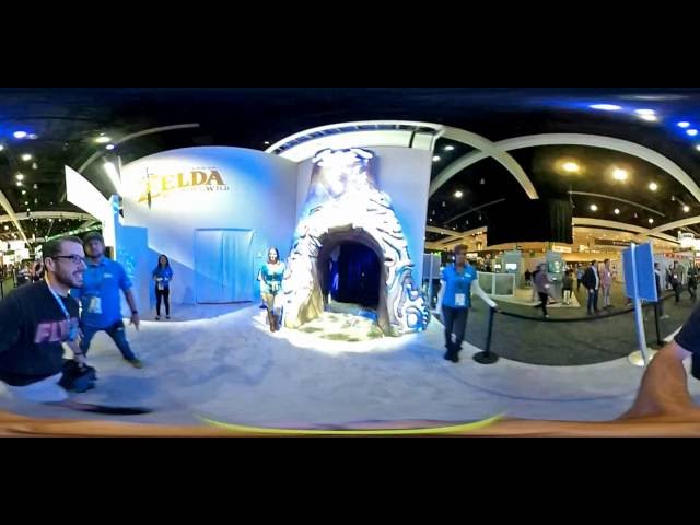 360 VR Video Zelda Breath of the Wild Nintendo World at E3 2016 Experience