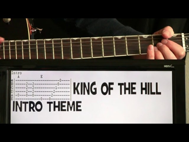 King Of The Hill Intro Theme Guitar Chords Lesson & Tab Tutorial by The Refreshments