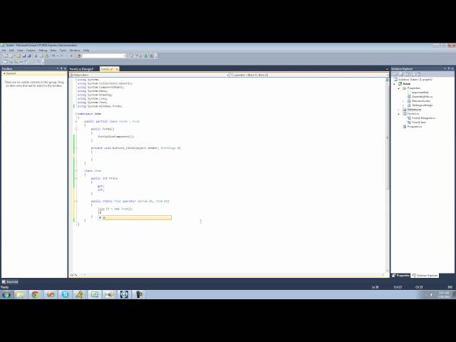C# Beginners Tutorial - 148 - Overloading Operators pt 1
