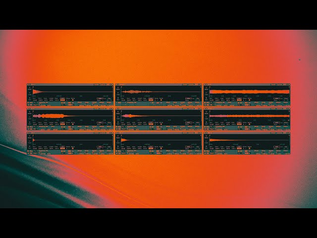 Sample-based Techno Recipe