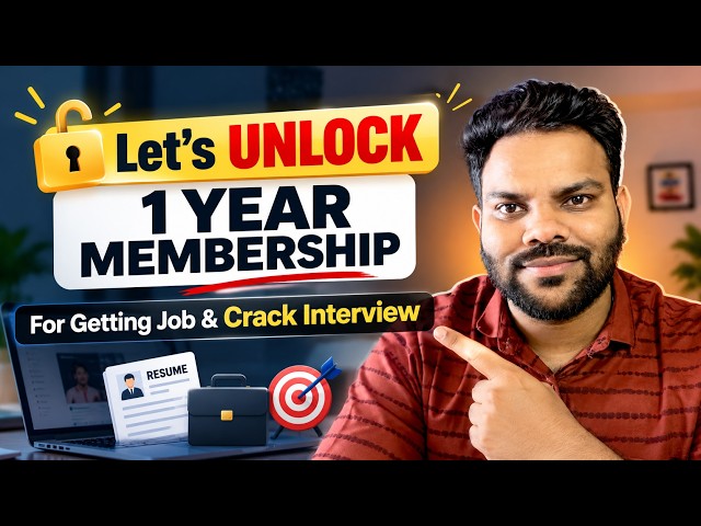 1 Year Membership Unlock 🔥 Get Job & Crack Interviews | CodeWithPrashant30