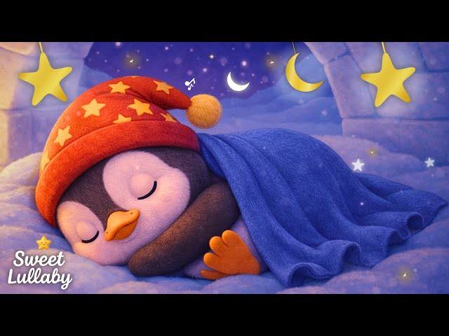 Baby Sleep Lullaby with White Noise 💤 Fall Asleep In 4 Minutes 😴 Mozart & Brahms