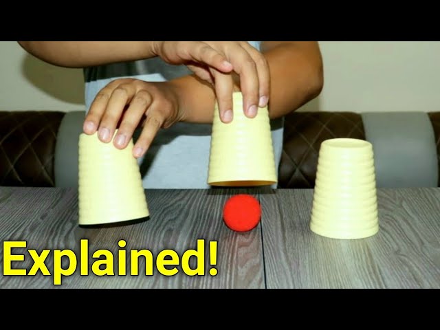 Cups and Balls Magic Trick revealed  #voilamagic #voila