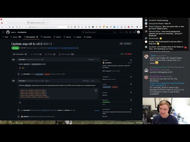 Deep Dive w/Scott: Dusting off ESP-IDF 5 update #adafruit