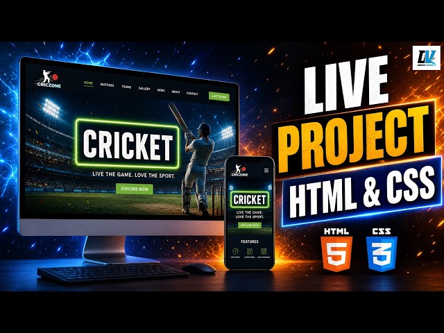 How to Build a Professional Sports Website with Parallax | HTML & CSS