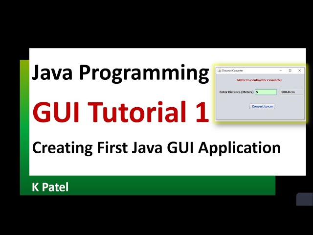 Java GUI Tutorial 1 | How to create first Java GUI Application using Swing API and Netbeans IDE