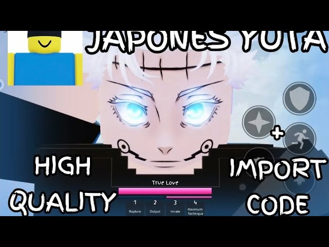 Japones Yuta Moveset JJS Skill Builder Import Code