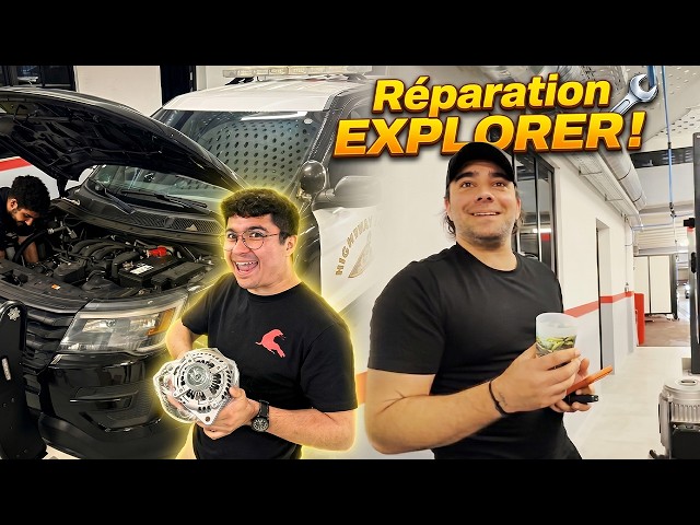 Repairing the POLICE EXPLORER at AKRAM'S!