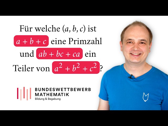 Diese Aufgabe ist knifflig, aber machbar (Bundeswettbewerb Mathematik)